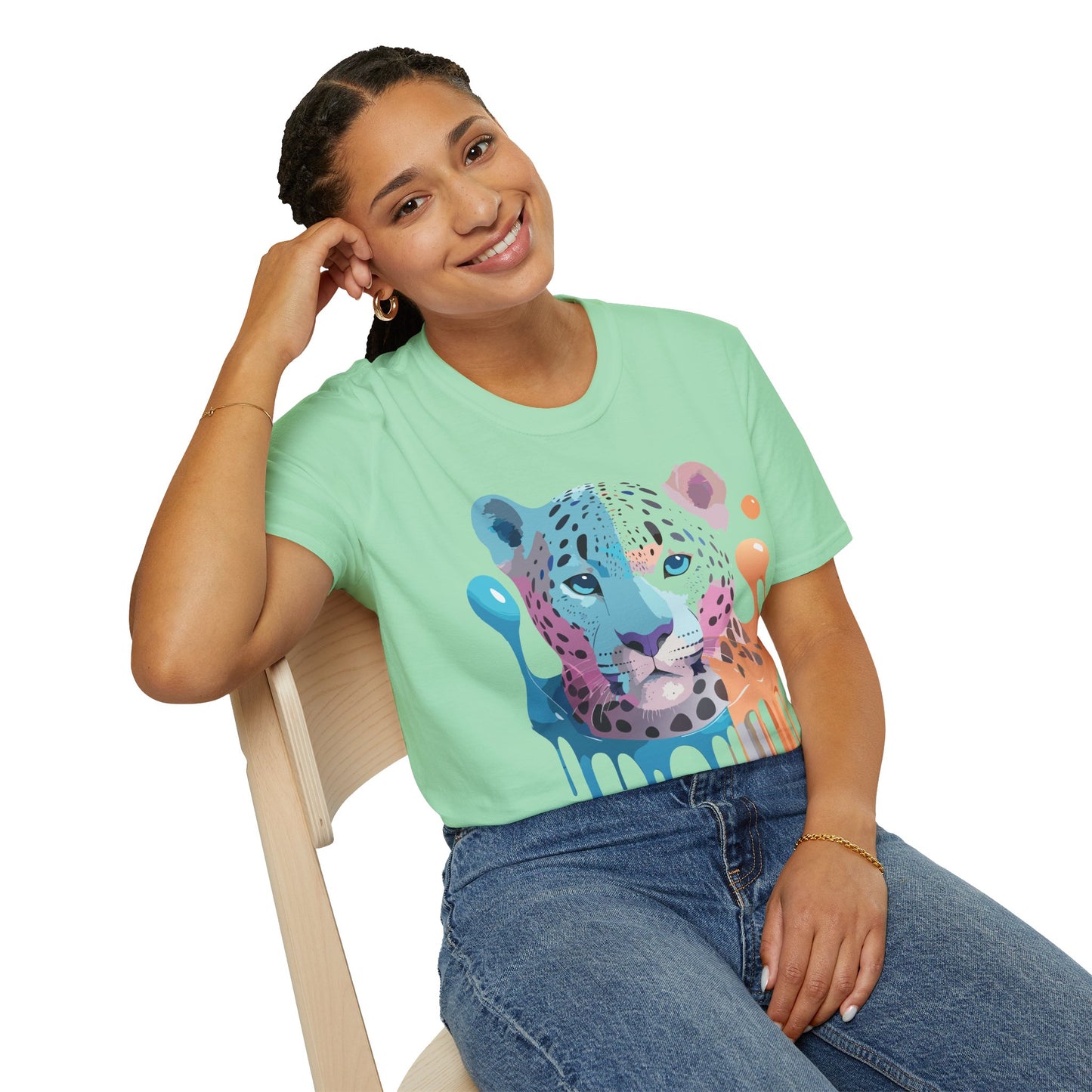 Cheetah Shirt, Shirt with Cheetah, Cheetah Tee, Shirt with Animals
