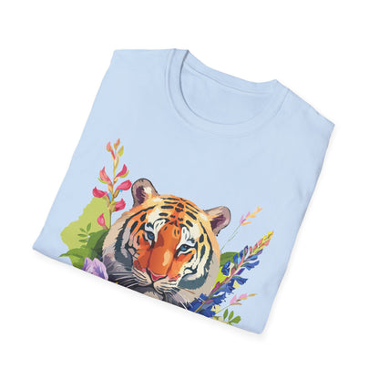 Tiger Shirt Unisex Gildan Softstyle Tee 100 Percent Ring Spun Cotton