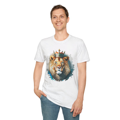 Lion Shirt Unisex Animal Tee Softstyle 64000 100 Percent Ring Spun Cotton