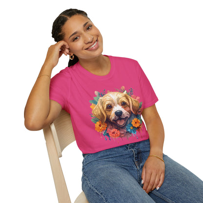 Dog Shirt Unisex Animal Tee Softstyle 64000 Gildan Cotton Tee