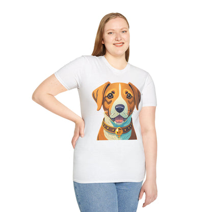 Dog Shirt Unisex Animal Tee Gildan Softstyle 64000 Cotton Tee