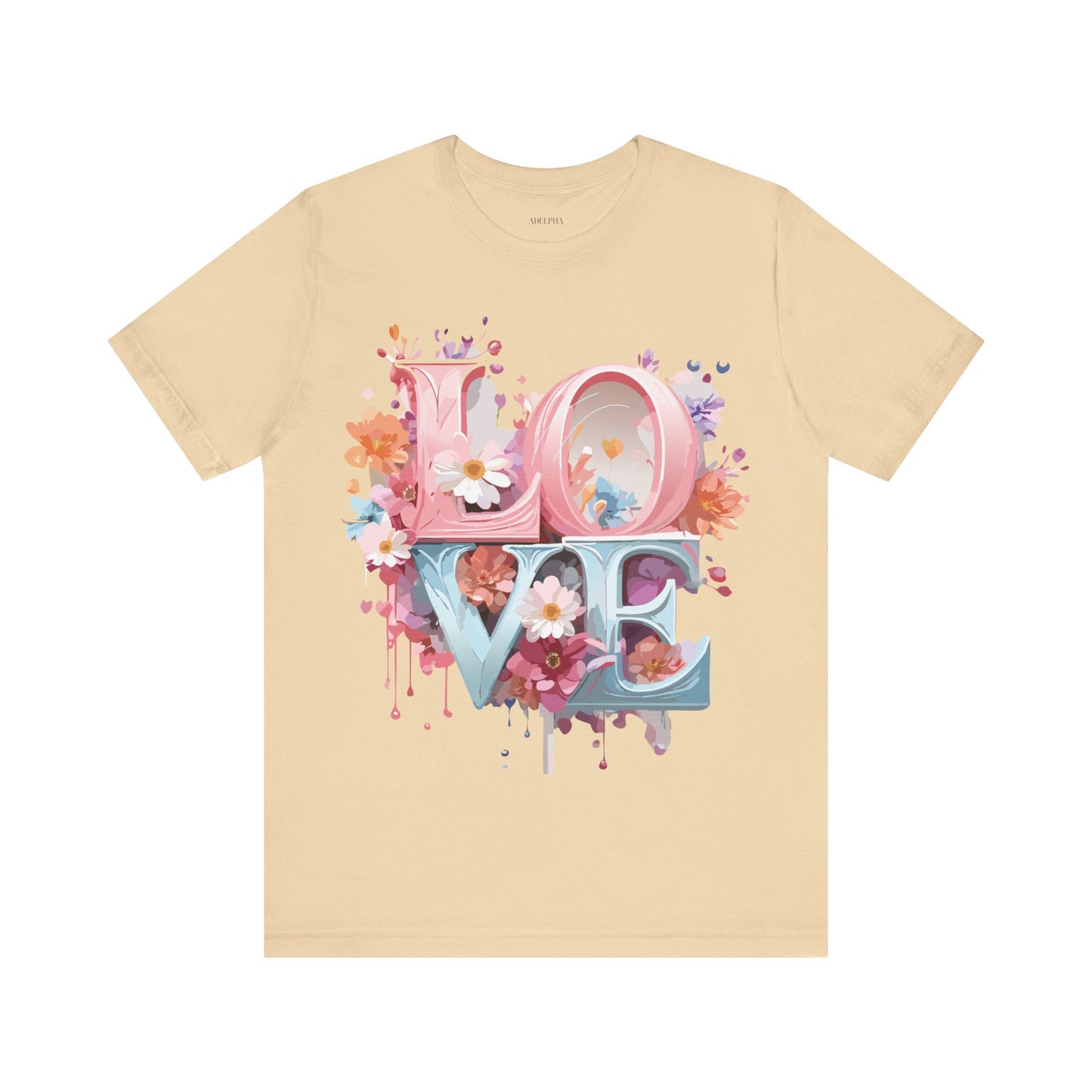 T-shirt en coton naturel - Collection Love story