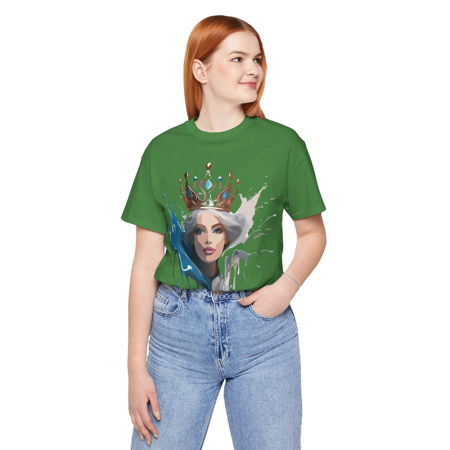 T-Shirt aus natürlicher Baumwolle – Queen Collection