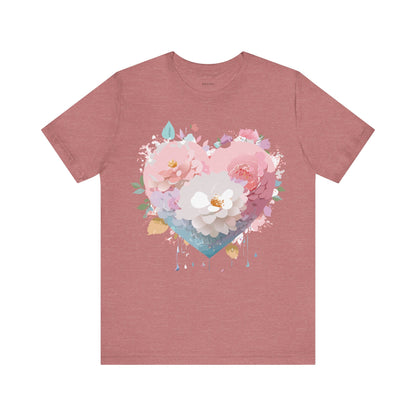 Natural Cotton Tee Shirt - Love story Collection Printify