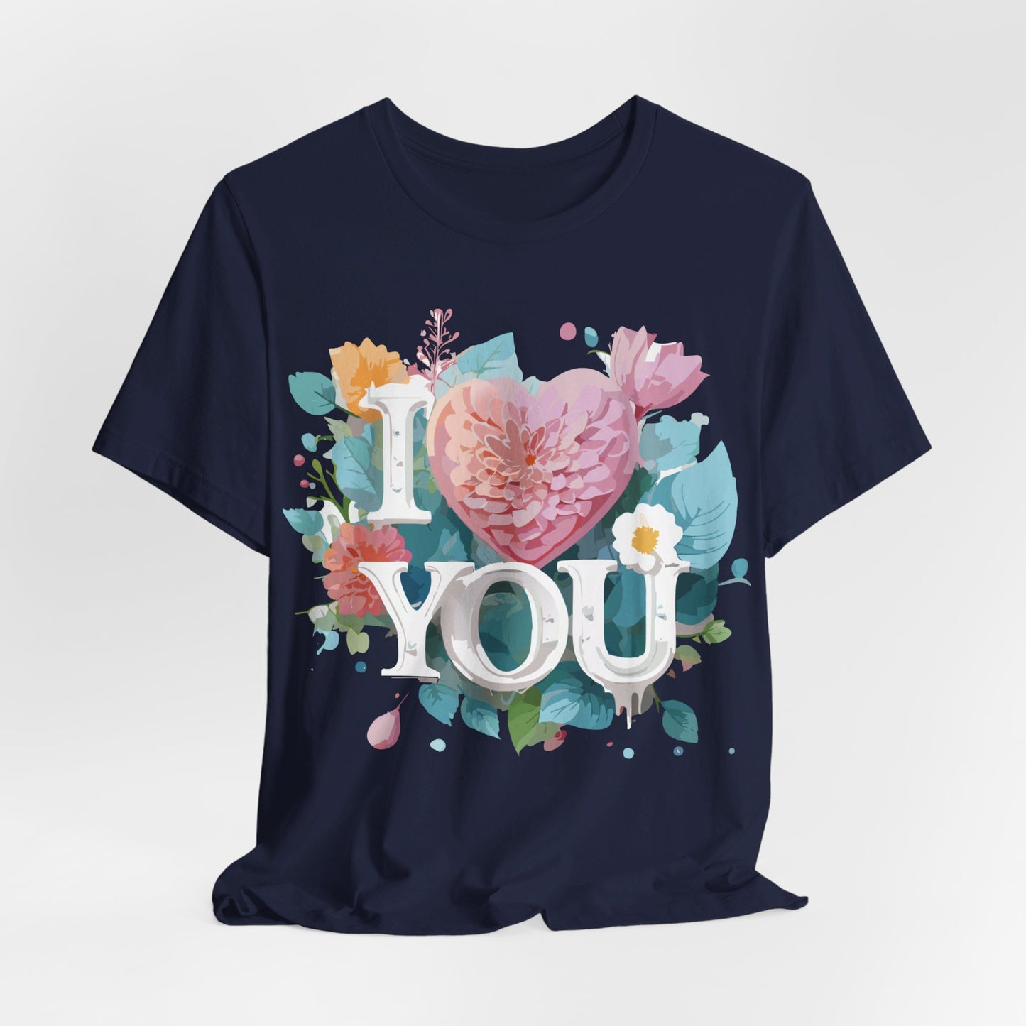 T-Shirt aus natürlicher Baumwolle – Love Story Collection