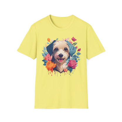 Dog Shirt Unisex Animal Tee Made From 100 Percent Ring Spun Cotton