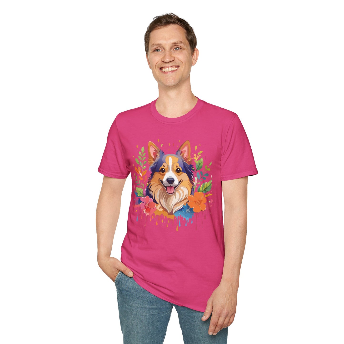 Dog Shirt, Shirt with Dog, Animal Tee, Shirt with Animals