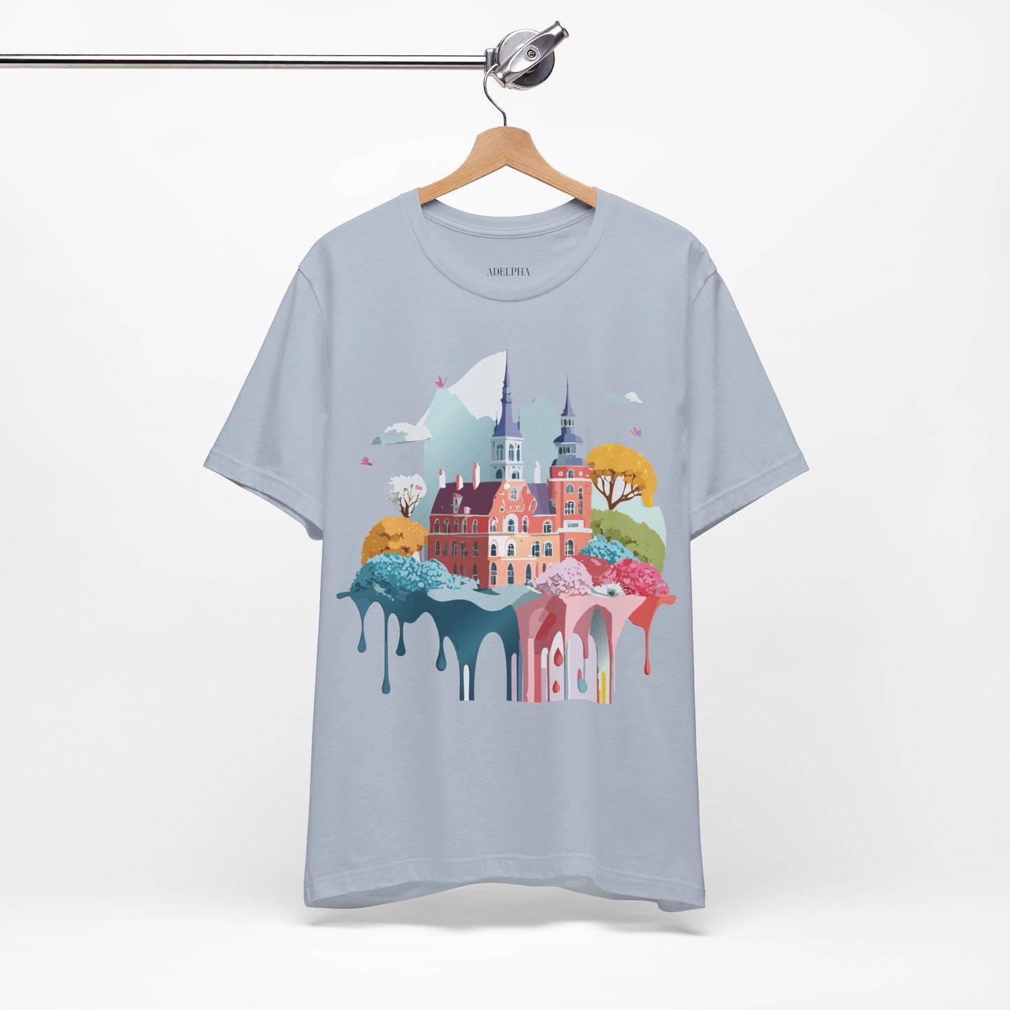 Natural Cotton Tee Shirt - Beautiful Places Collection - Warnemünde and Rostock - Germany