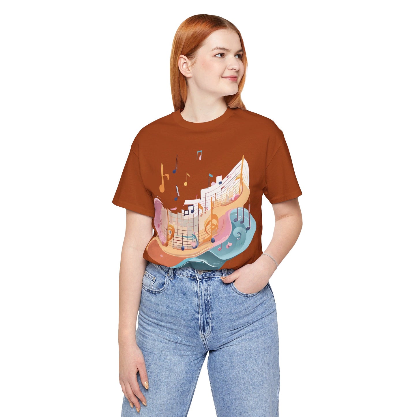 T-shirt en coton naturel - Collection Musique