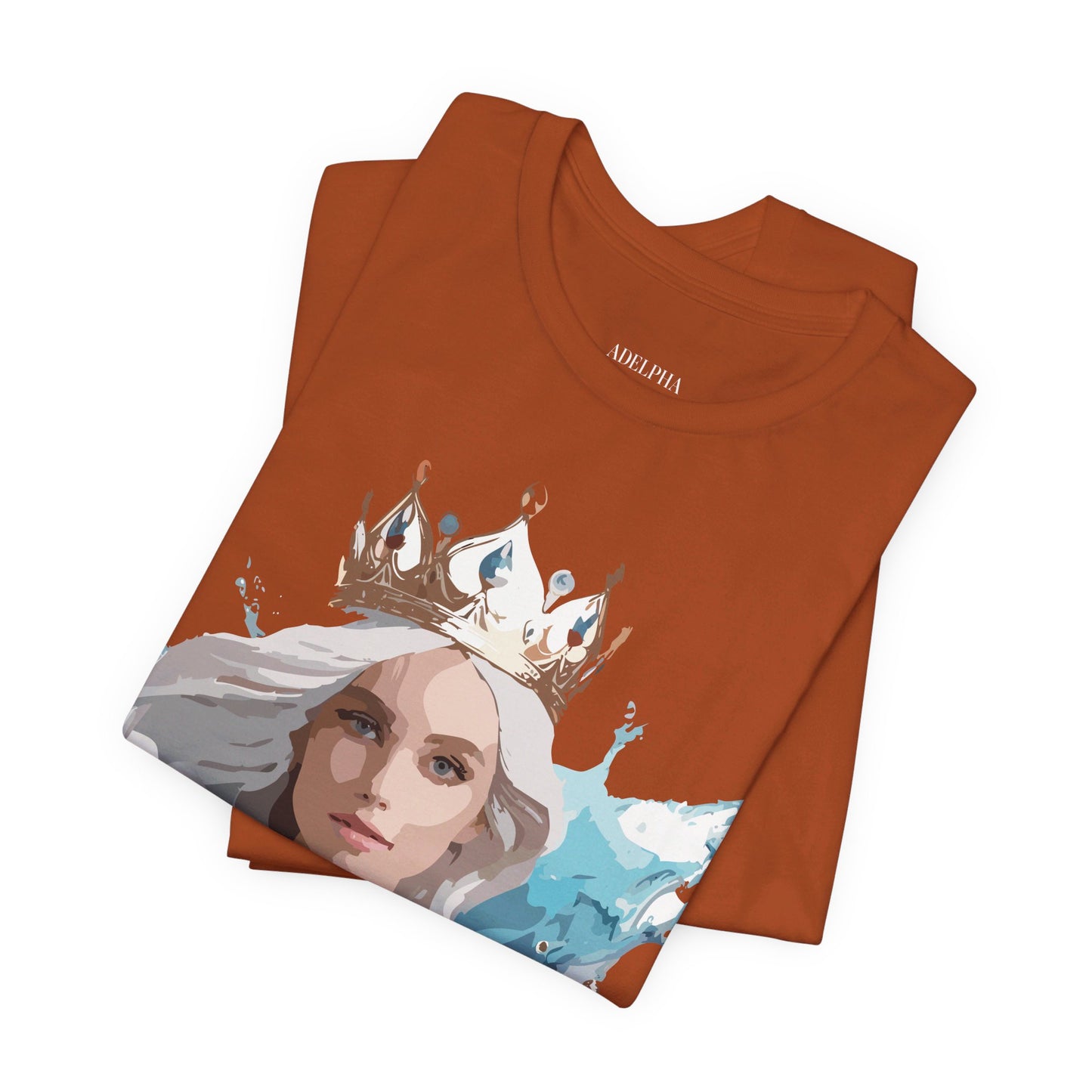 T-Shirt aus natürlicher Baumwolle – Queen Collection