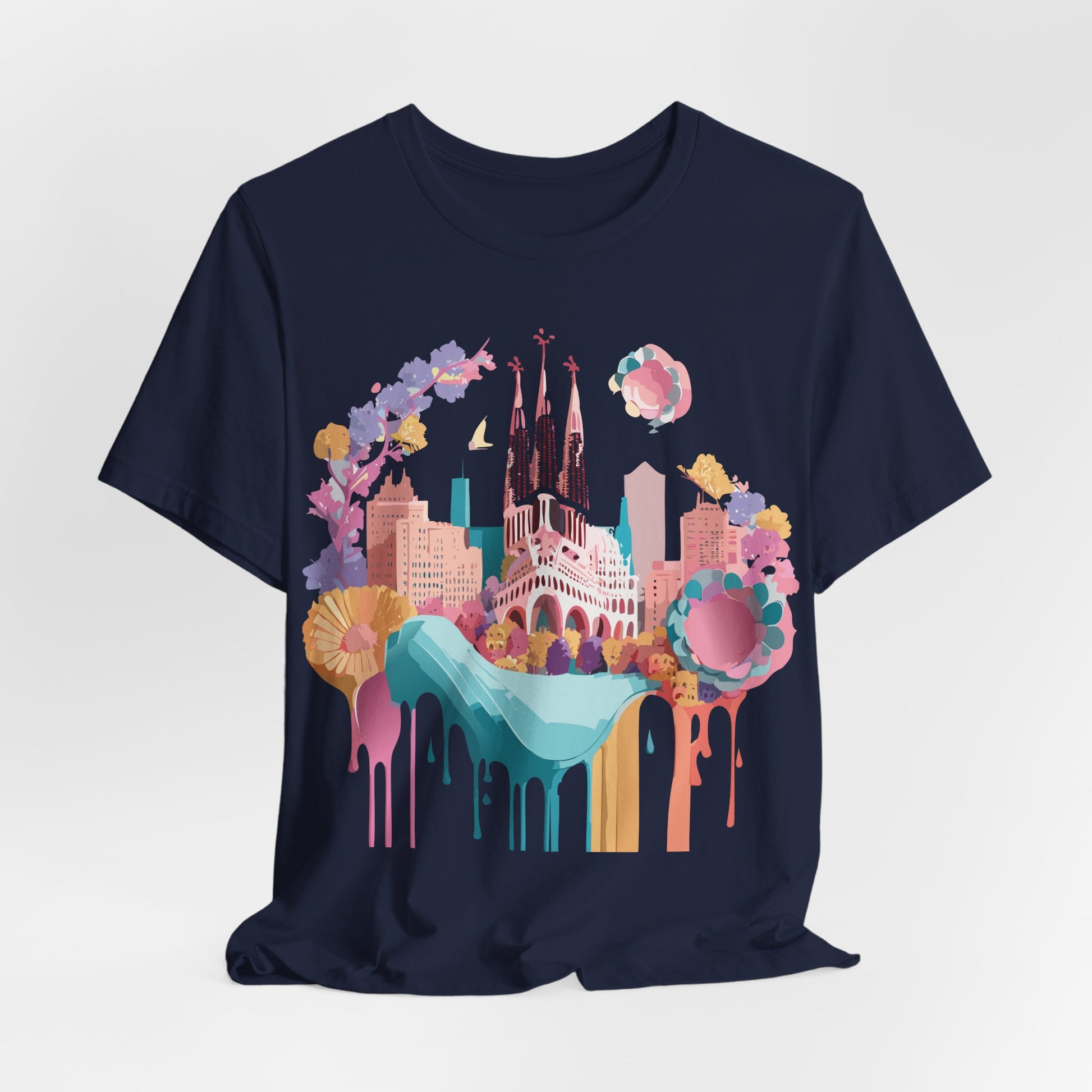Tourist Shirt, Shirt with Barcelona - ADELPHA