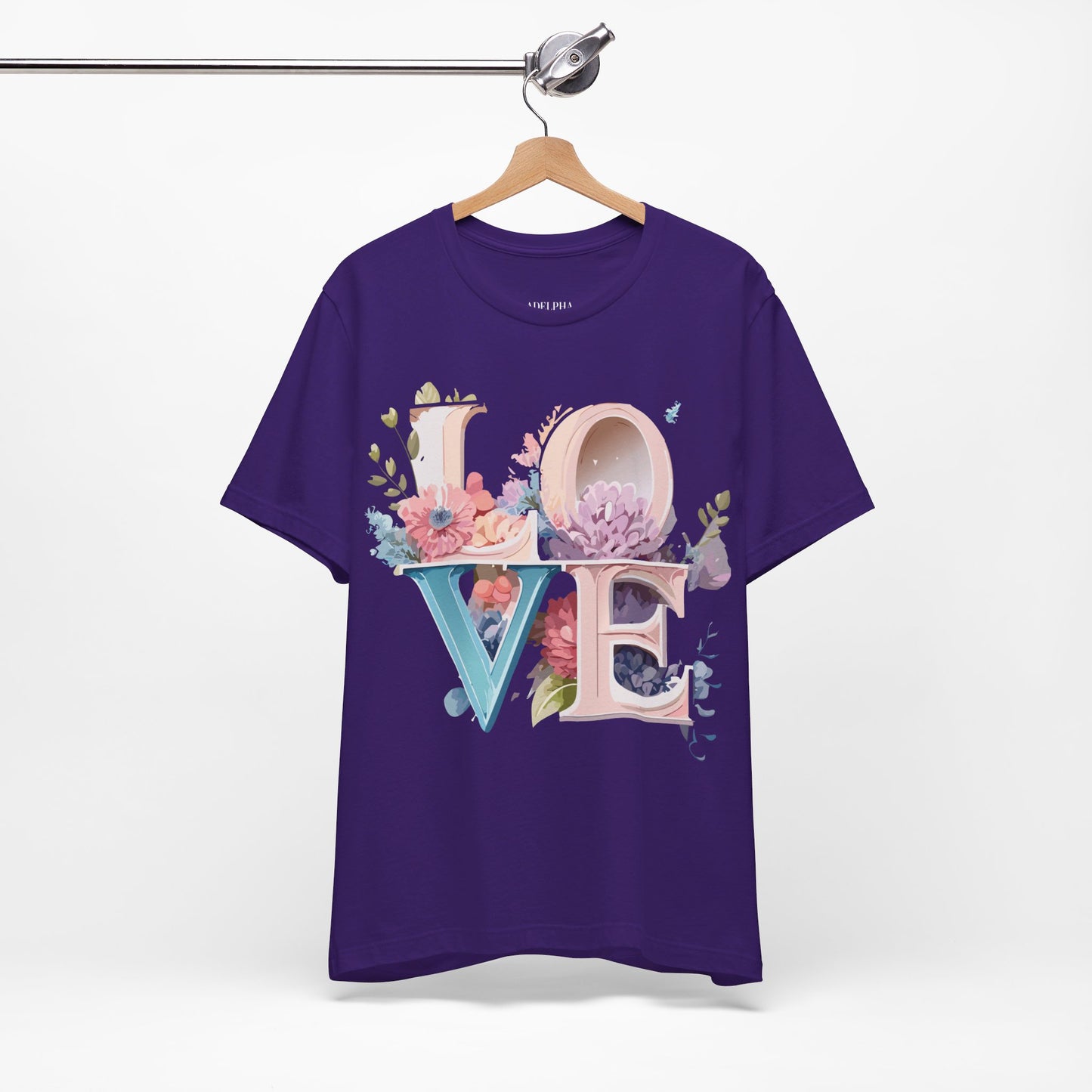 T-Shirt aus natürlicher Baumwolle – Love Story Collection