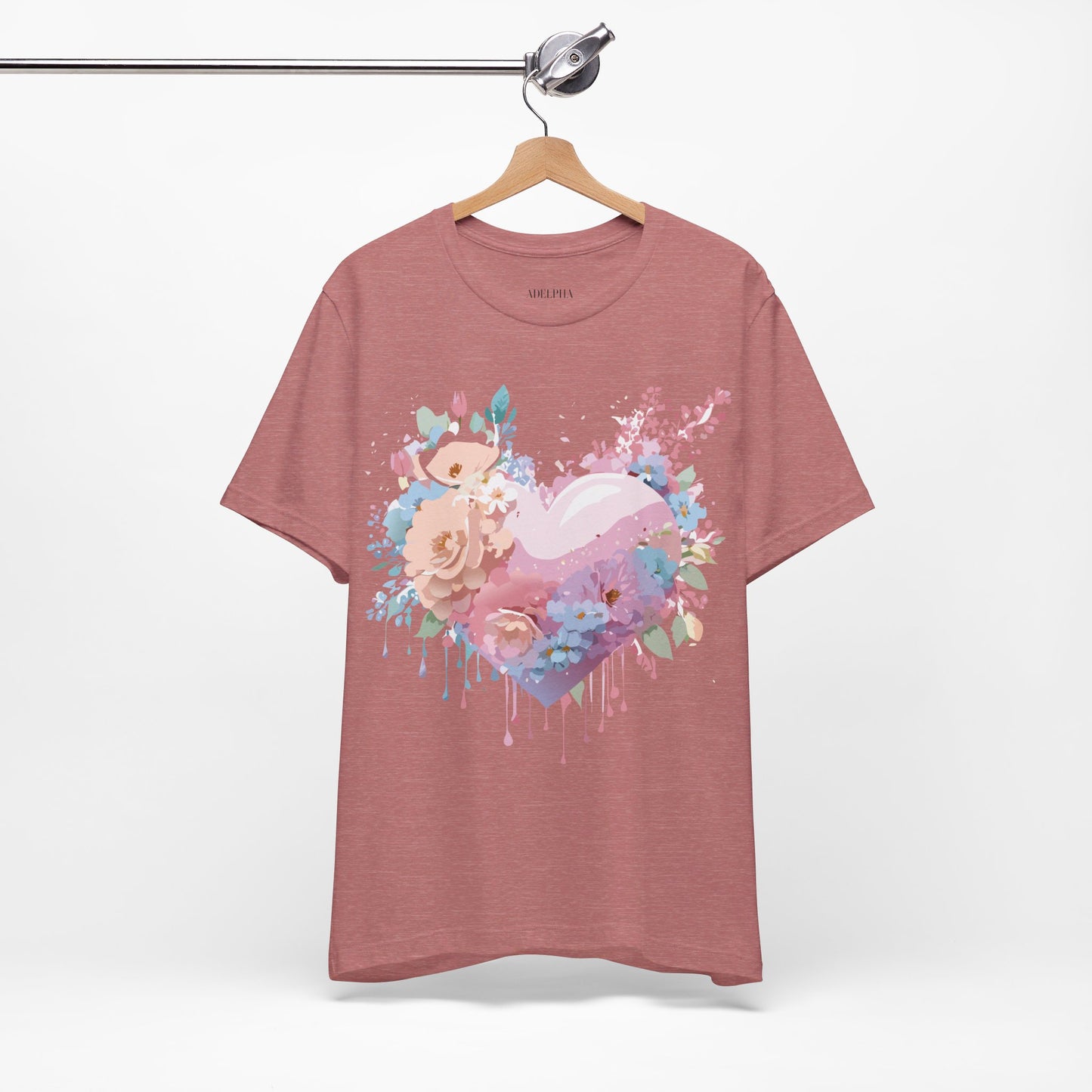 T-Shirt aus natürlicher Baumwolle – Love Story-Kollektion