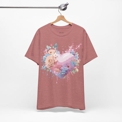 Natural Cotton Tee Shirt - Love story Collection Printify