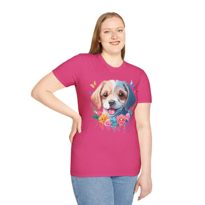Dog Shirt Unisex Softstyle Tee Gildan 64000 100 Percent Ring Spun Cotton