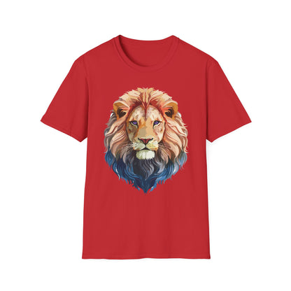 Lion Shirt Unisex Animal Tee Ring Spun Cotton Softstyle Tee Gildan