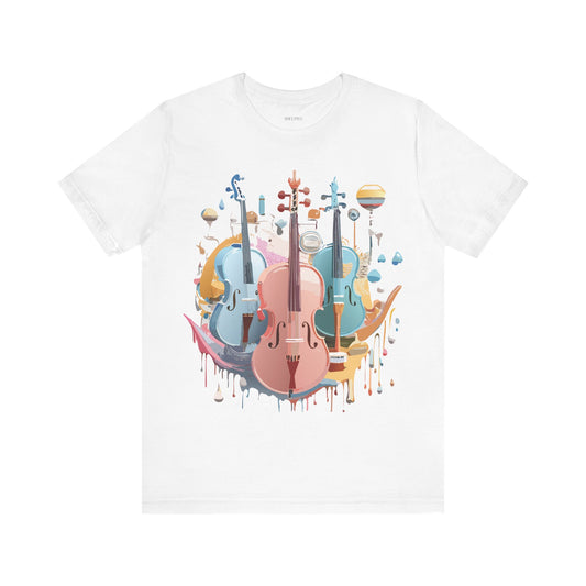 Natural Cotton Tee Shirt - Music collection