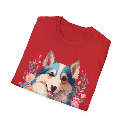 Dog Shirt Unisex Animal Tee Softstyle Cotton Lightweight Breathable
