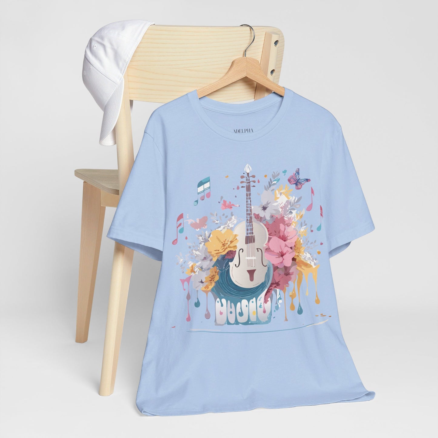 Natural Cotton Tee Shirt - Music collection