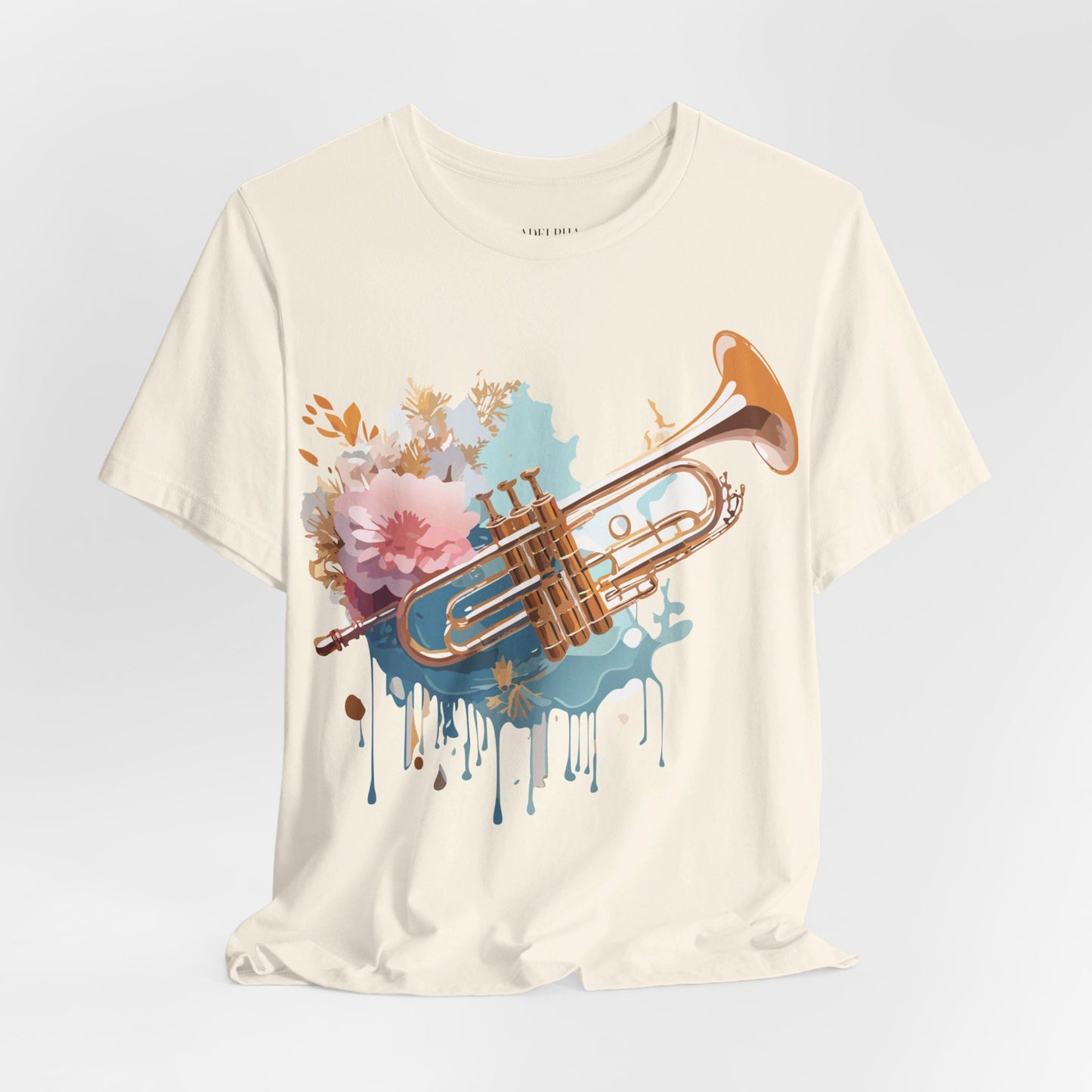 T-Shirt aus natürlicher Baumwolle – Musikkollektion