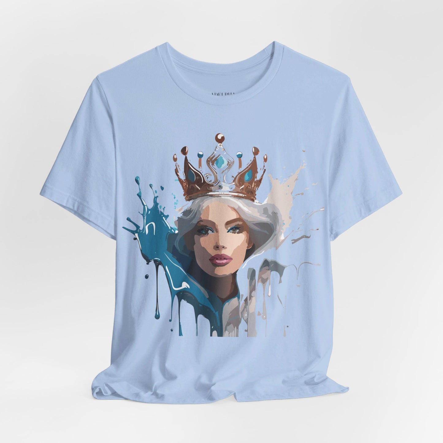 T-Shirt aus natürlicher Baumwolle – Queen Collection