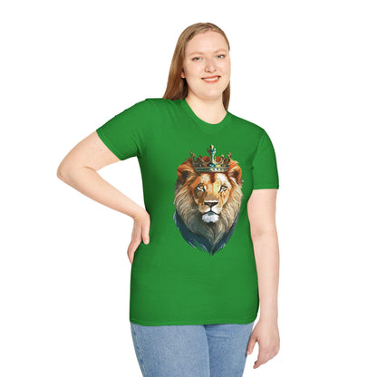 Lion Shirt Unisex Softstyle Tee Gildan 64000 100 Percent Ring Spun Cotton
