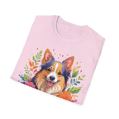 Dog Shirt Unisex Animal Tee Softstyle Gildan 64000 Cotton Tee