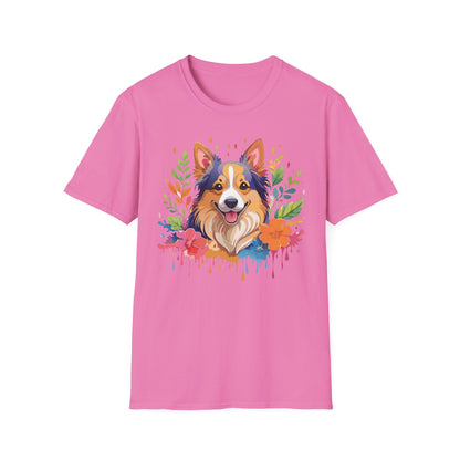 Dog Shirt Unisex Animal Tee Softstyle Gildan 64000 Cotton Tee