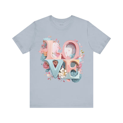 Natural Cotton Tee Shirt - Love story Collection Printify