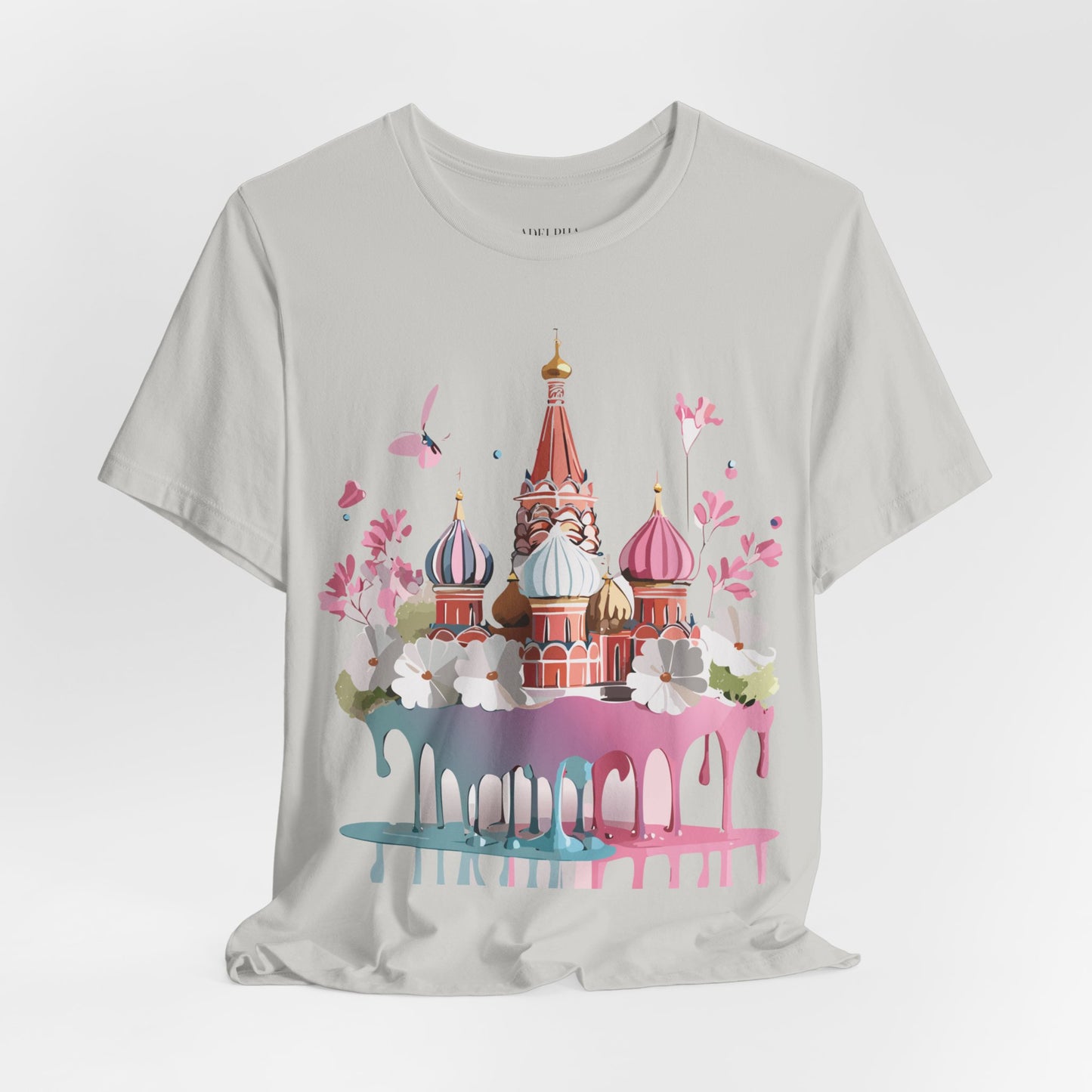 Natural Cotton Tee Shirt - Beautiful Places Collection - Moscow