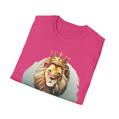 Unisex Lion Shirt Animal Tee Softstyle Gildan 64000 100 Percent Cotton Tee