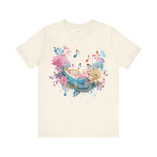 Natural Cotton Tee Shirt - Music collection