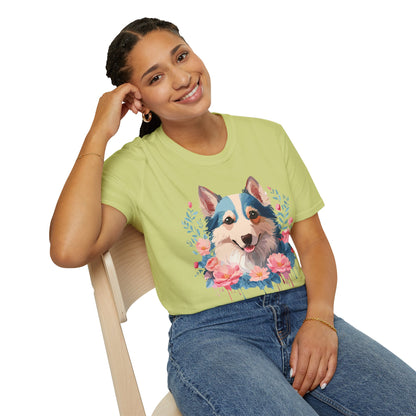 Dog Shirt Unisex Animal Tee Softstyle Cotton Lightweight Breathable
