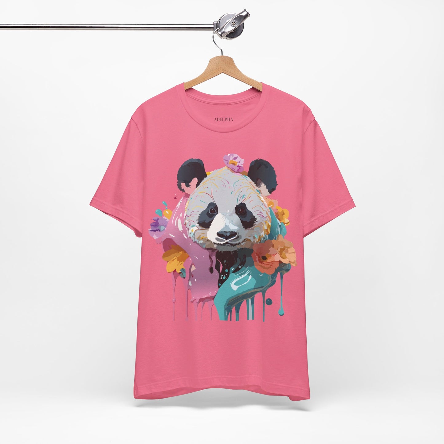 T-shirt en coton naturel avec panda