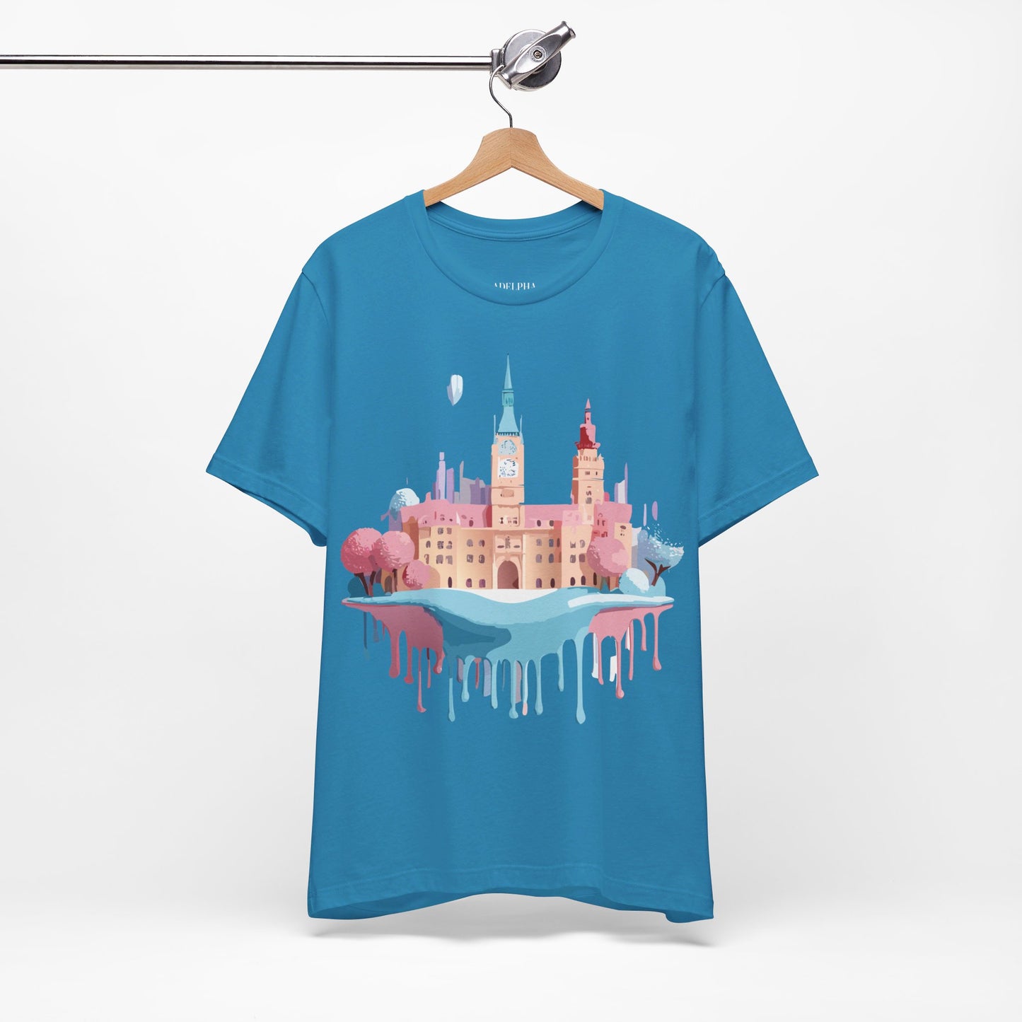 Natural Cotton Tee Shirt - Beautiful Places Collection - Prague