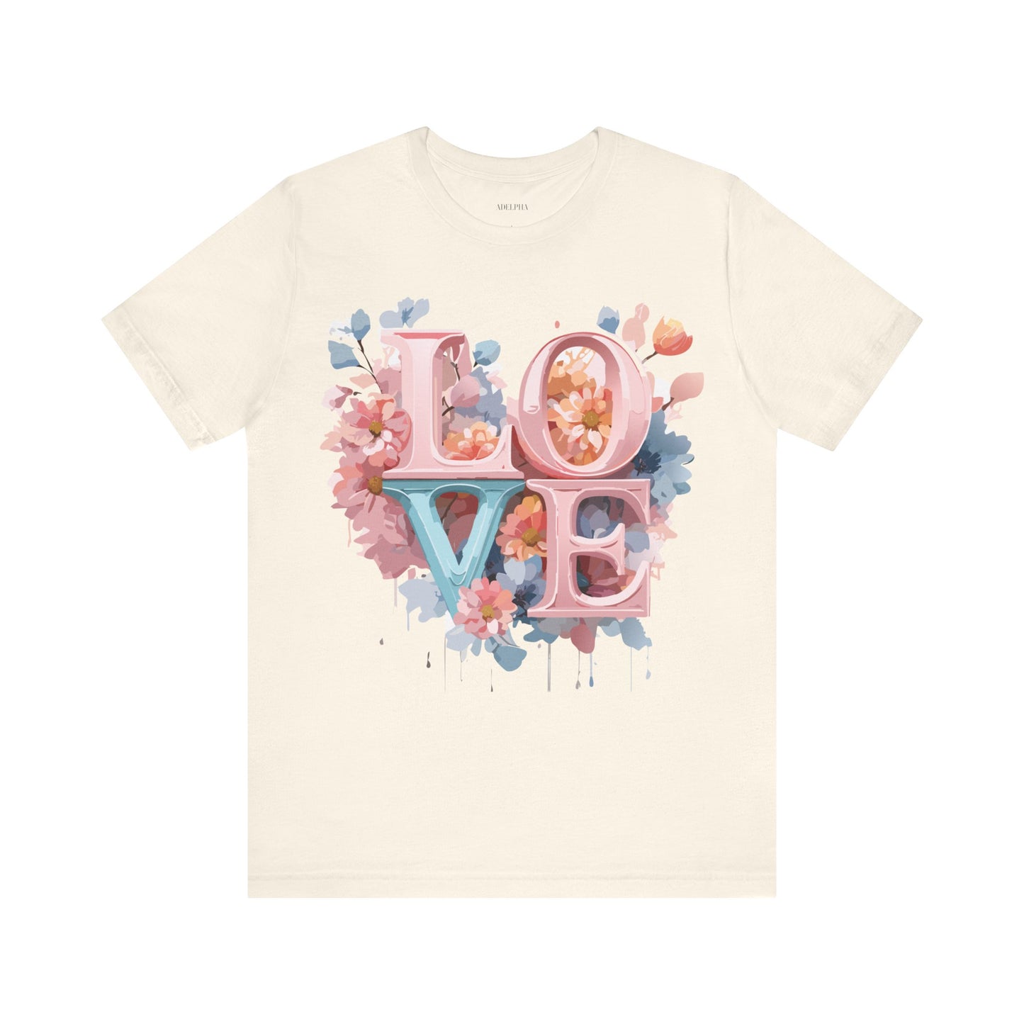 T-Shirt aus natürlicher Baumwolle – Love Story-Kollektion