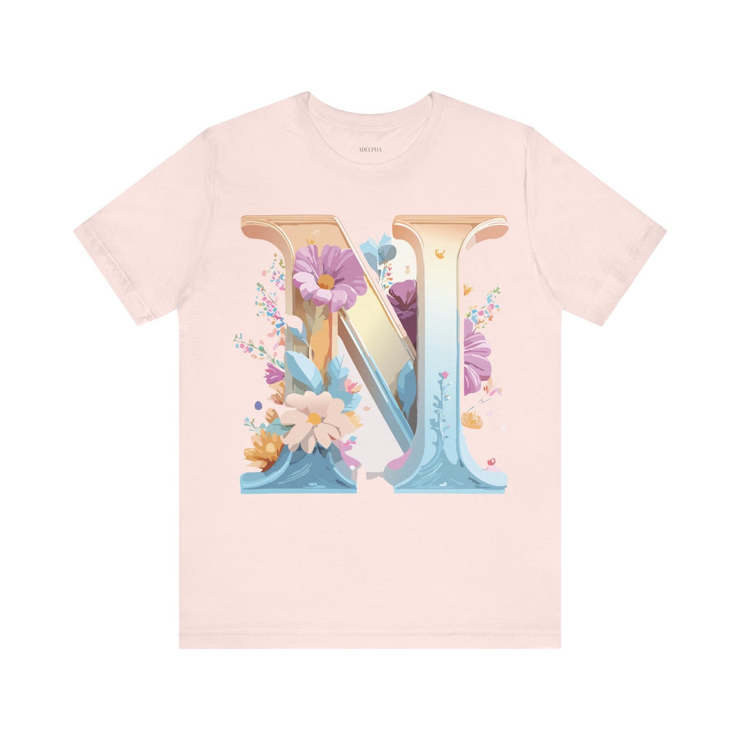 T-shirt en coton naturel - Collection Lettres - N