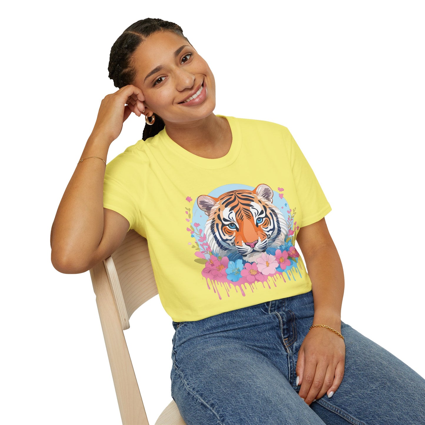 Tiger Shirt, Shirt with Tiger, Animal Tee, Shirt with Animals