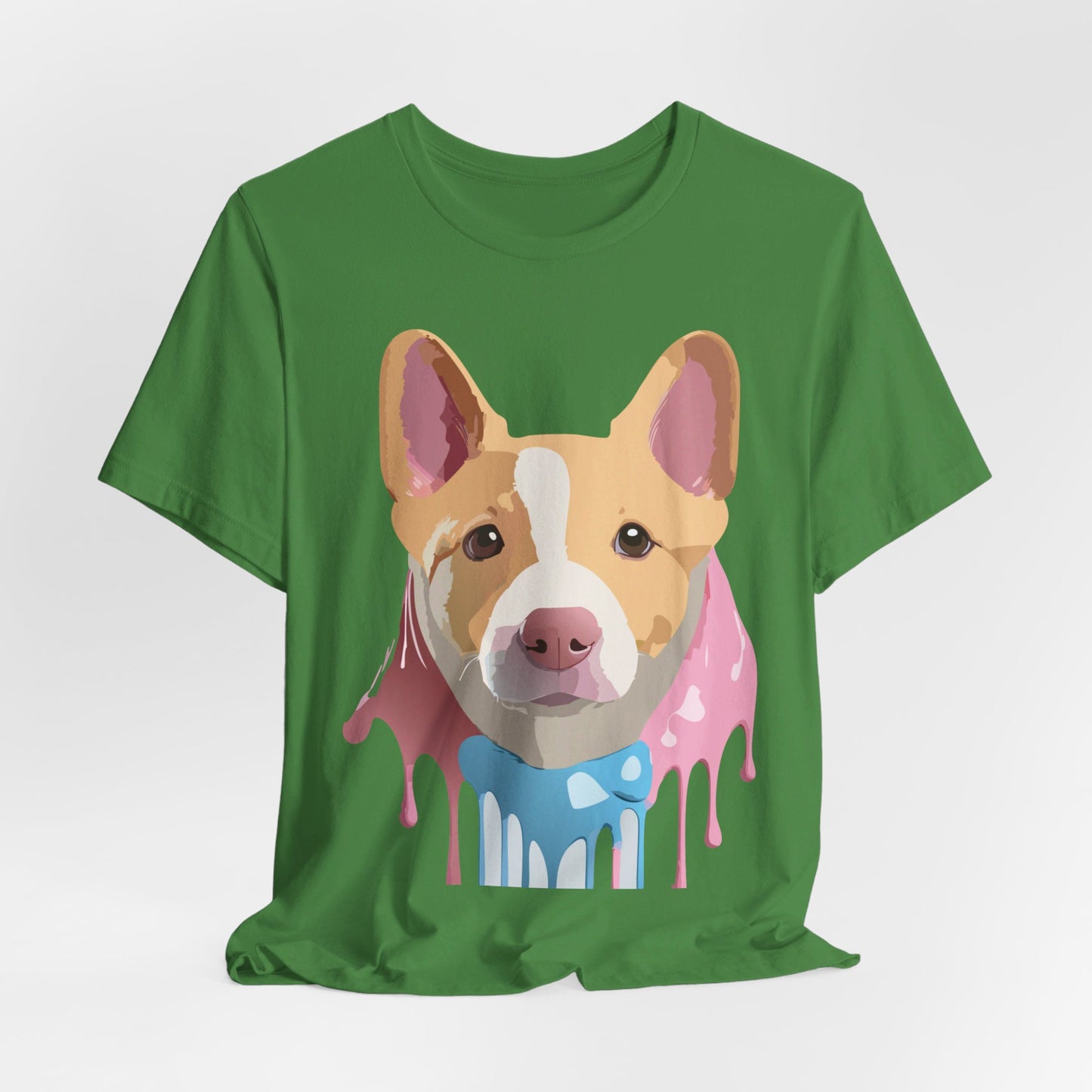 T-shirt en coton naturel avec chien