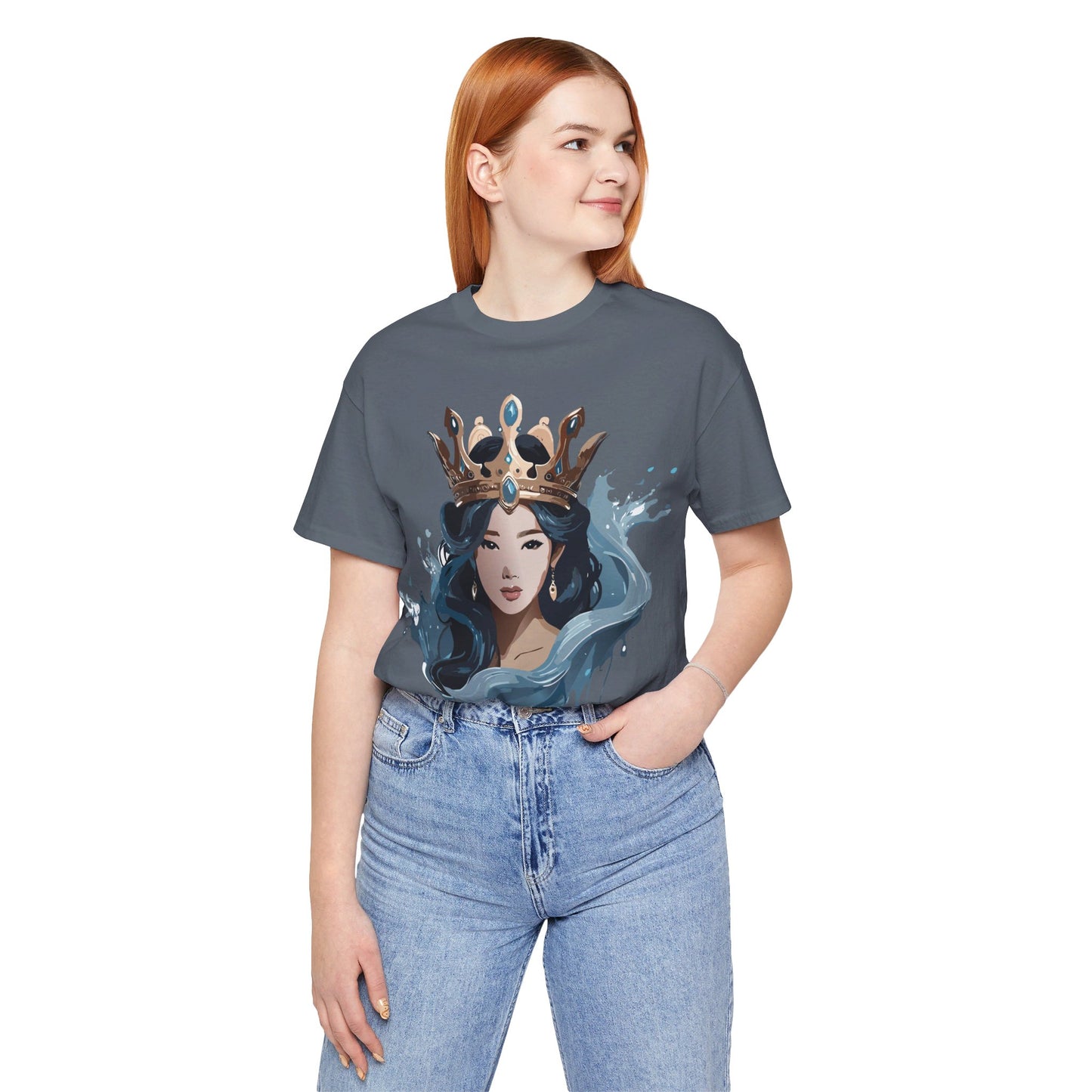 T-Shirt aus natürlicher Baumwolle – Queen Collection