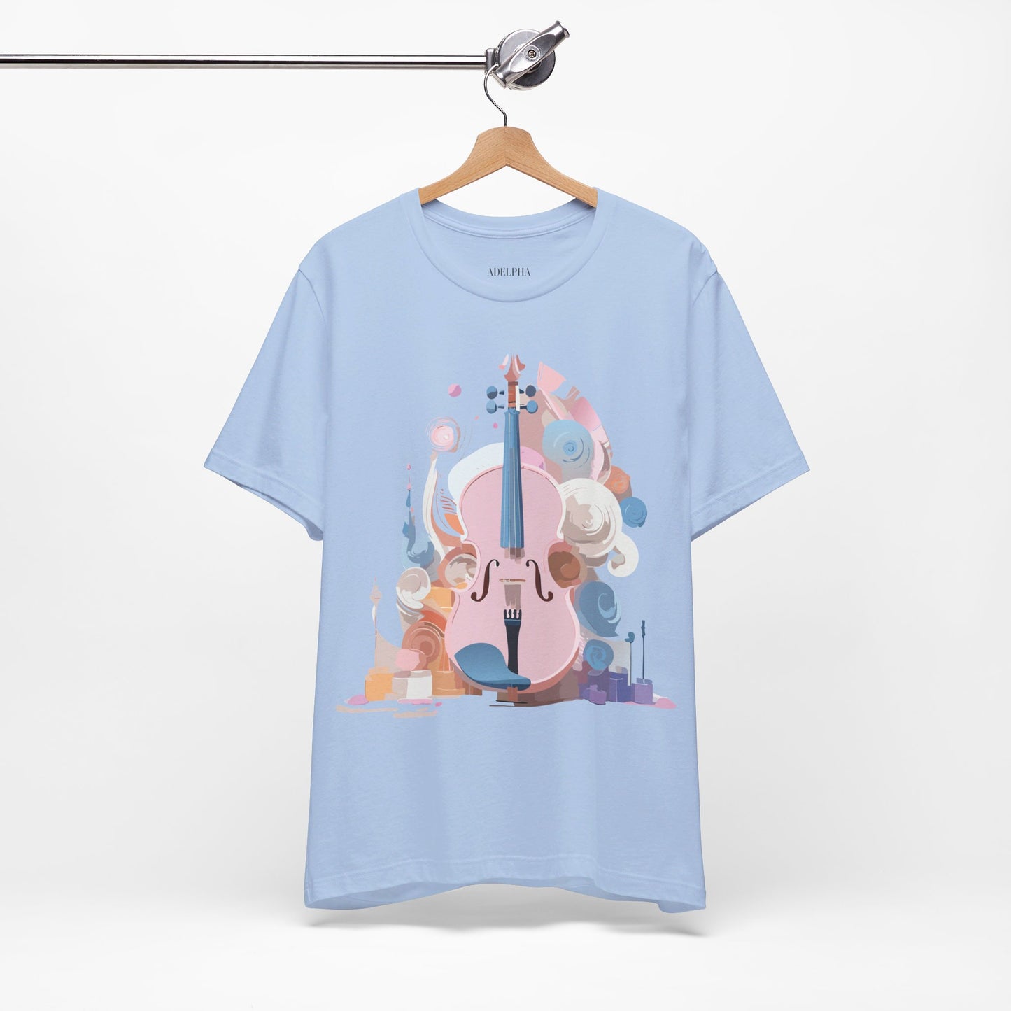 T-Shirt aus natürlicher Baumwolle – Musikkollektion