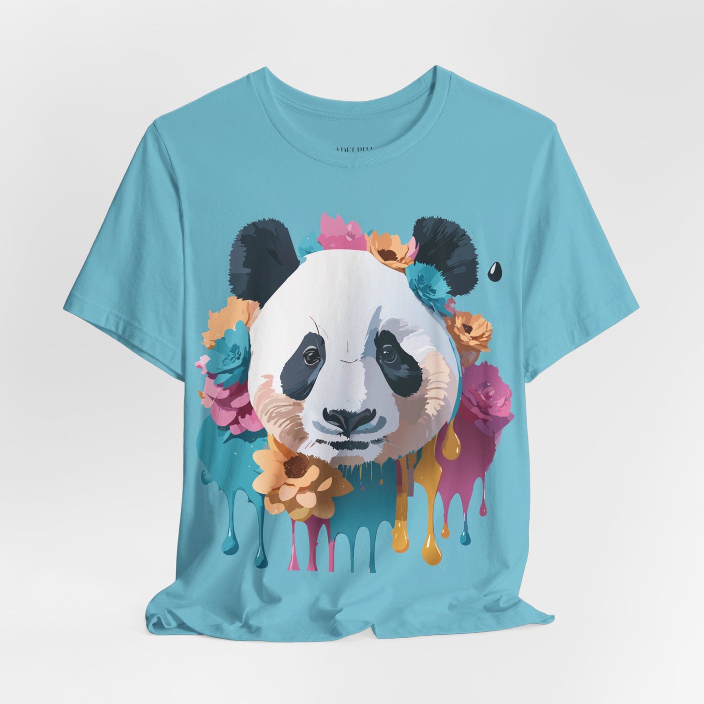 T-Shirt aus natürlicher Baumwolle mit Panda