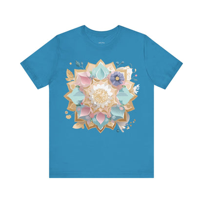 Natural Cotton Tee Shirt - Medallion Collection Printify