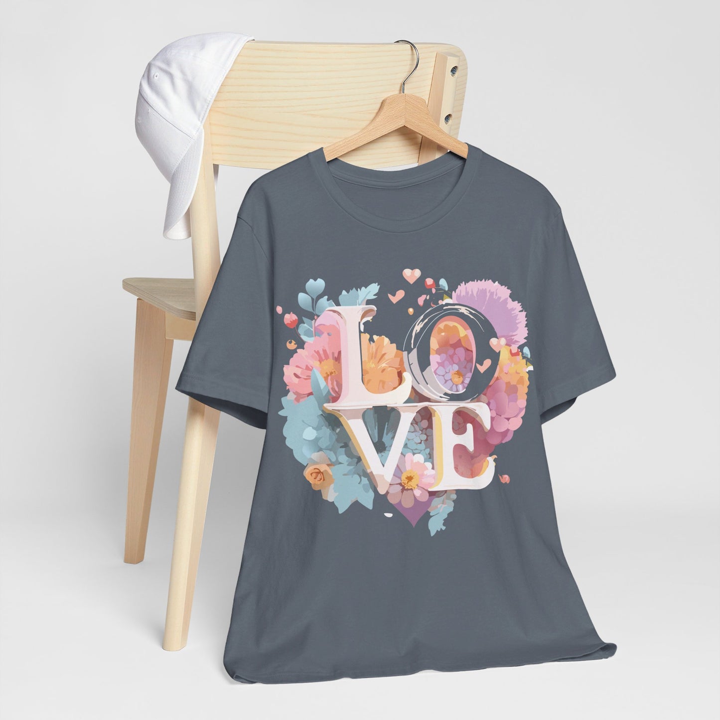 T-shirt en coton naturel - Collection Love Story