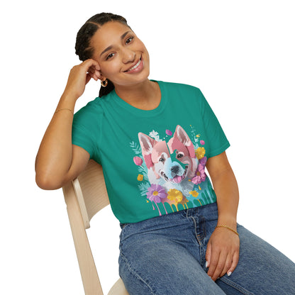 Dog Shirt Unisex Tee Softstyle Cotton Comfort for Animal Lovers