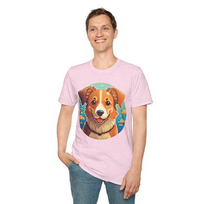 Dog Shirt Unisex Animal Tee One Hundred Percent Cotton Softstyle Gildan 64000