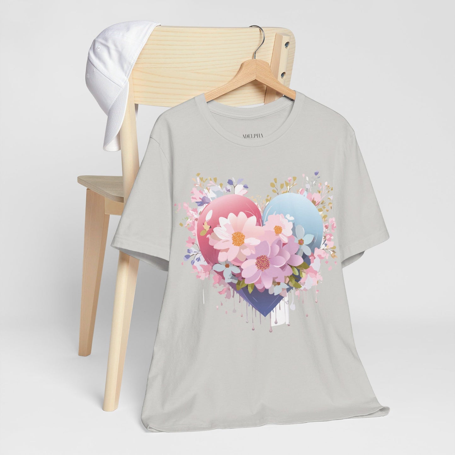 Natural Cotton Tee Shirt - Love story Collection