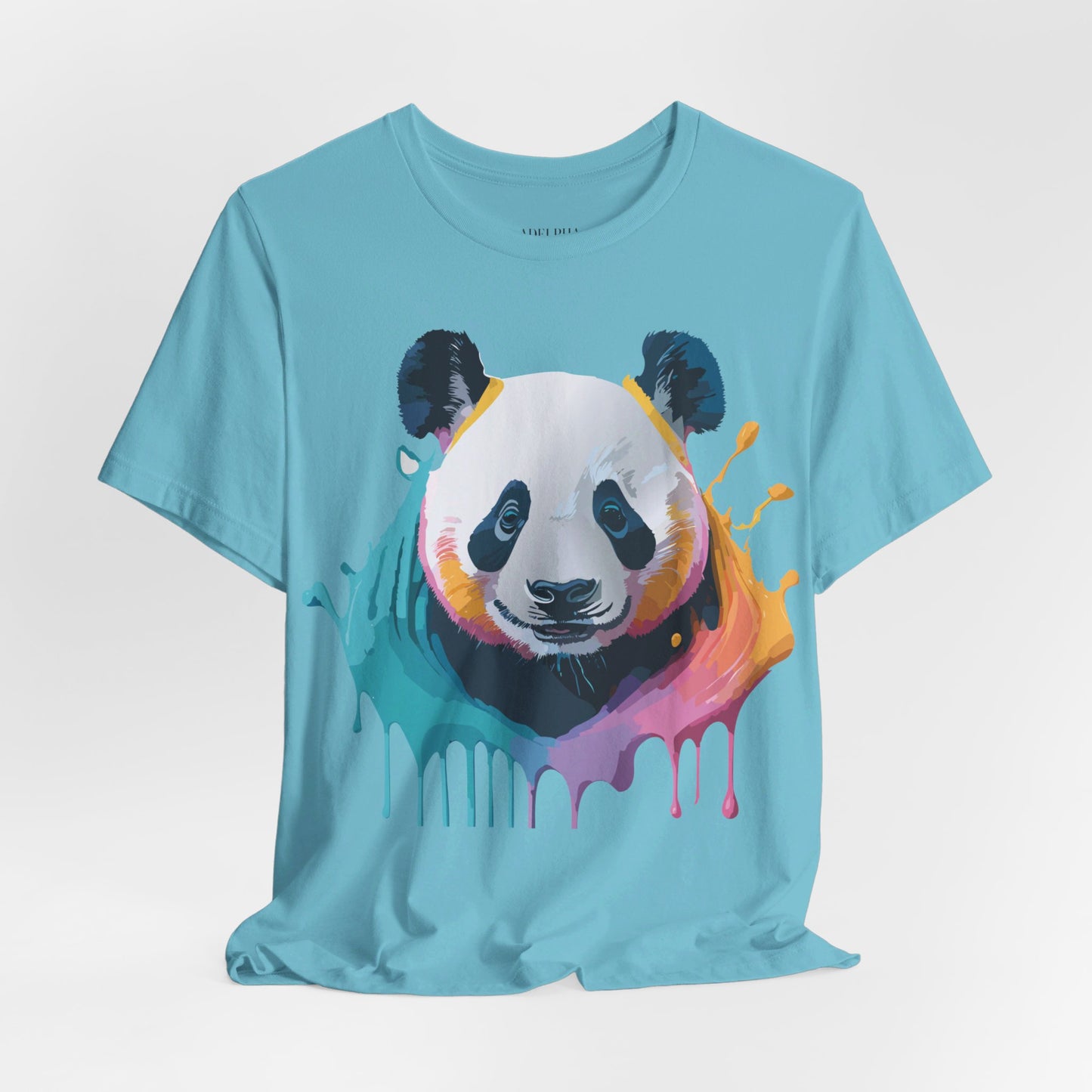 T-Shirt aus natürlicher Baumwolle mit Panda