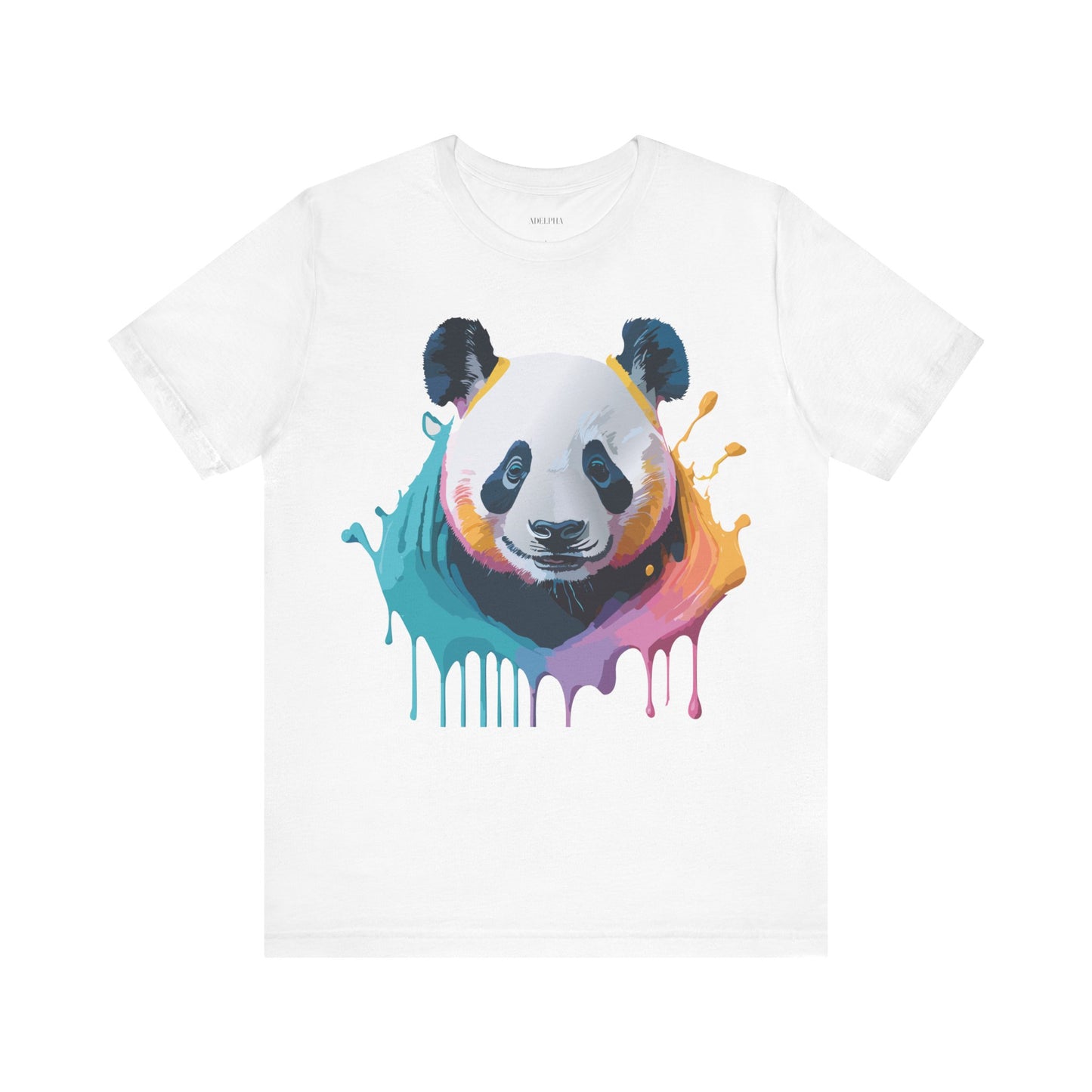 T-Shirt aus natürlicher Baumwolle mit Panda