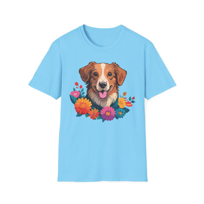 Dog Shirt Unisex Animal Tee Short Sleeve Gildan Softstyle 64000 Cotton Tee